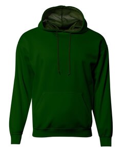 A4 N4279 - Men's Sprint Tech Fleece Hooded Sweatshirt Verde bosque