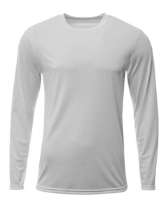 A4 N3425 - Men's Sprint Long Sleeve T-Shirt Plata