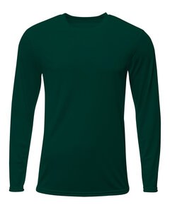 A4 N3425 - Men's Sprint Long Sleeve T-Shirt Verde bosque
