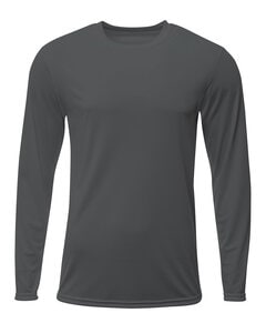 A4 N3425 - Men's Sprint Long Sleeve T-Shirt Grafito