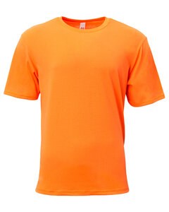 A4 N3013 - Adult Softek T-Shirt Seguridad de Orange