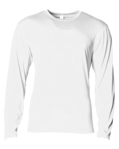 A4 N3029 - Men's Softek Long-Sleeve T-Shirt Blanco