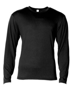 A4 N3029 - Men's Softek Long-Sleeve T-Shirt Negro