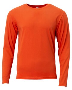 A4 N3029 - Men's Softek Long-Sleeve T-Shirt Athletic Orange
