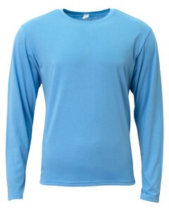 A4 N3029 - Men's Softek Long-Sleeve T-Shirt Azul Cielo