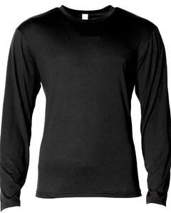 A4 NB3029 - Youth Long Sleeve Softek T-Shirt Negro