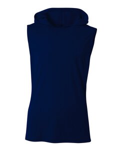 A4 NB3410 - Youth Sleeveless Hooded T-Shirt Marina