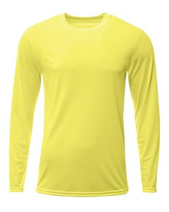 A4 NB3425 - Youth Long Sleeve Sprint T-Shirt Safety Yellow