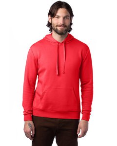 Alternative Apparel 8804PF - Adult Eco Cozy Fleece Pullover Hooded Sweatshirt Apple Roja