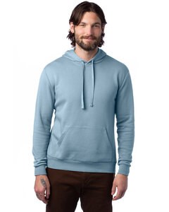 Alternative Apparel 8804PF - Adult Eco Cozy Fleece Pullover Hooded Sweatshirt Azul Cielo