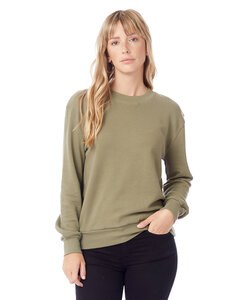 Alternative Apparel 9903ZT - Ladies Washed Terry Throwback Pullover Sweatshirt