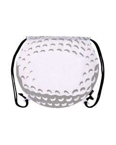 GameTime BG154 - Golf Ball Drawstring Backpack Blanco