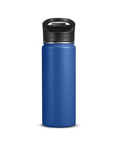Columbia COR-001 - 18oz Double-Wall Vacuum Bottle With Sip-Thru Top Vivid Blue