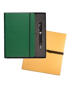 Leeman LG-9263 - Tuscany Journal And Executive Stylus Pen Set Hunter Verde