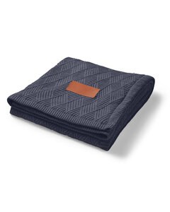 Leeman LG319 - Trellis Knit Blanket
