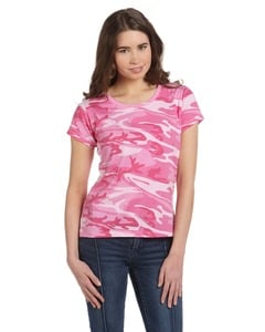 Code Five 3665 - Ladies Fine Jersey Camouflage T-Shirt