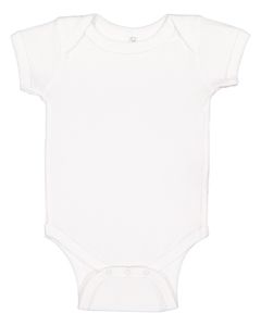 Rabbit Skins 4400 - Infant 5 oz. Baby Rib Lap Shoulder Bodysuit