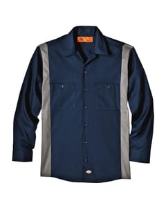 Dickies LL524 - 4.5 oz. Industrial Long-Sleeve Color Block Shirt