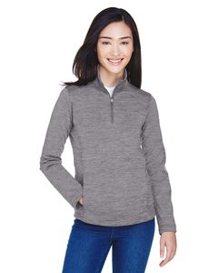 Devon & Jones DG798W - Ladies Newbury Mélange Fleece Quarter-Zip