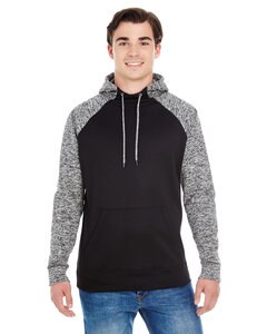 J. America JA8612 - Adult Colorblock Cosmic Pullover Hooded Sweatshirt